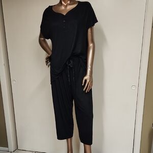 Secret Treasures Black 2pcs Pajamas